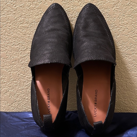 Lucky Brand Women’s Black Leather Loafers. Size 8.5  Slight normal wear. - Picture 9 of 9